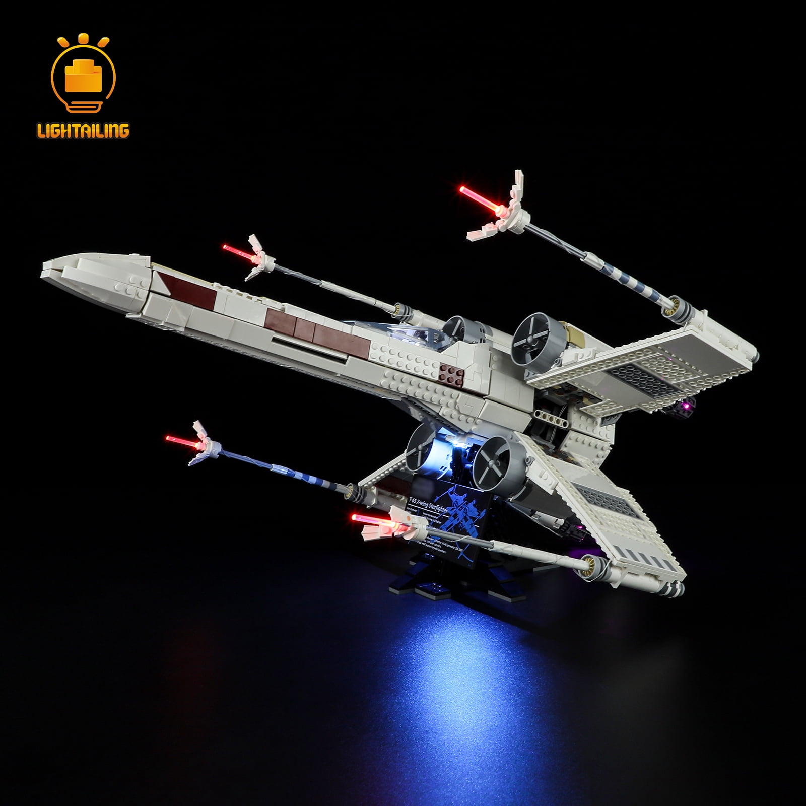 Custom Star purchases Wars Set building blocks Hyperdrive and Starfighter model for gift