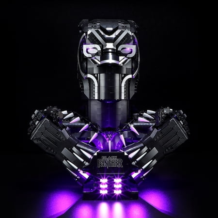 LIGHTAILING Led Light Kit for Lego Black Panther 76215 Building Set(Not Include the Building Set)