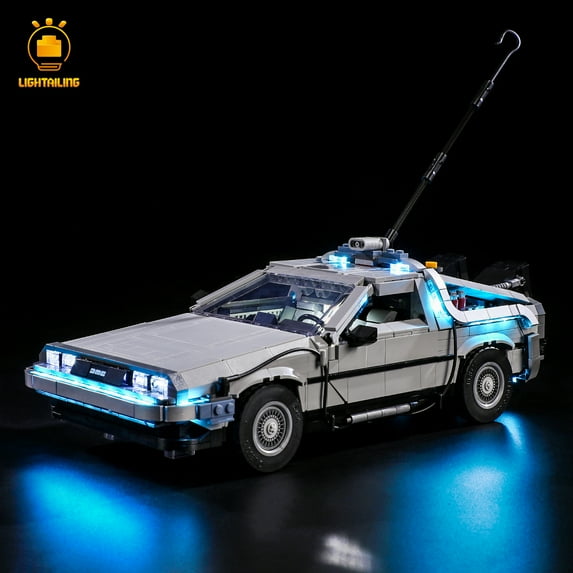 LIGHTAILING Led Light Kit for Legos Creator Expert 10300 Back to The Future Time Machine Building Blocks Model(Not Include the Building Model)