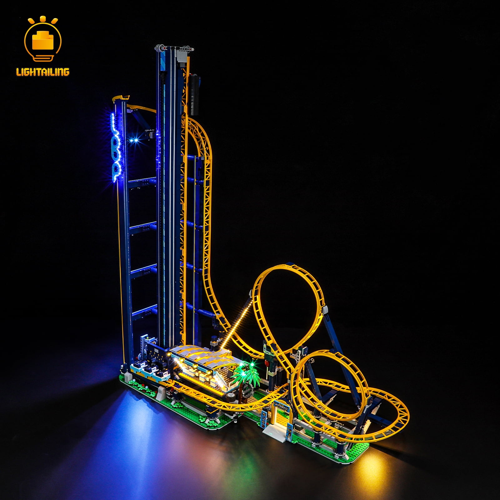 LIGHTAILING Led Light Kit for Legos Loop Coaster 10303 Building Set Model(Not Include the Building Set)