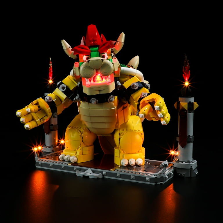 LIGHTAILING Led Light Kit for Legos Super Mario The Mighty Bowser 71411  Building Set(Not Include the Building Set)