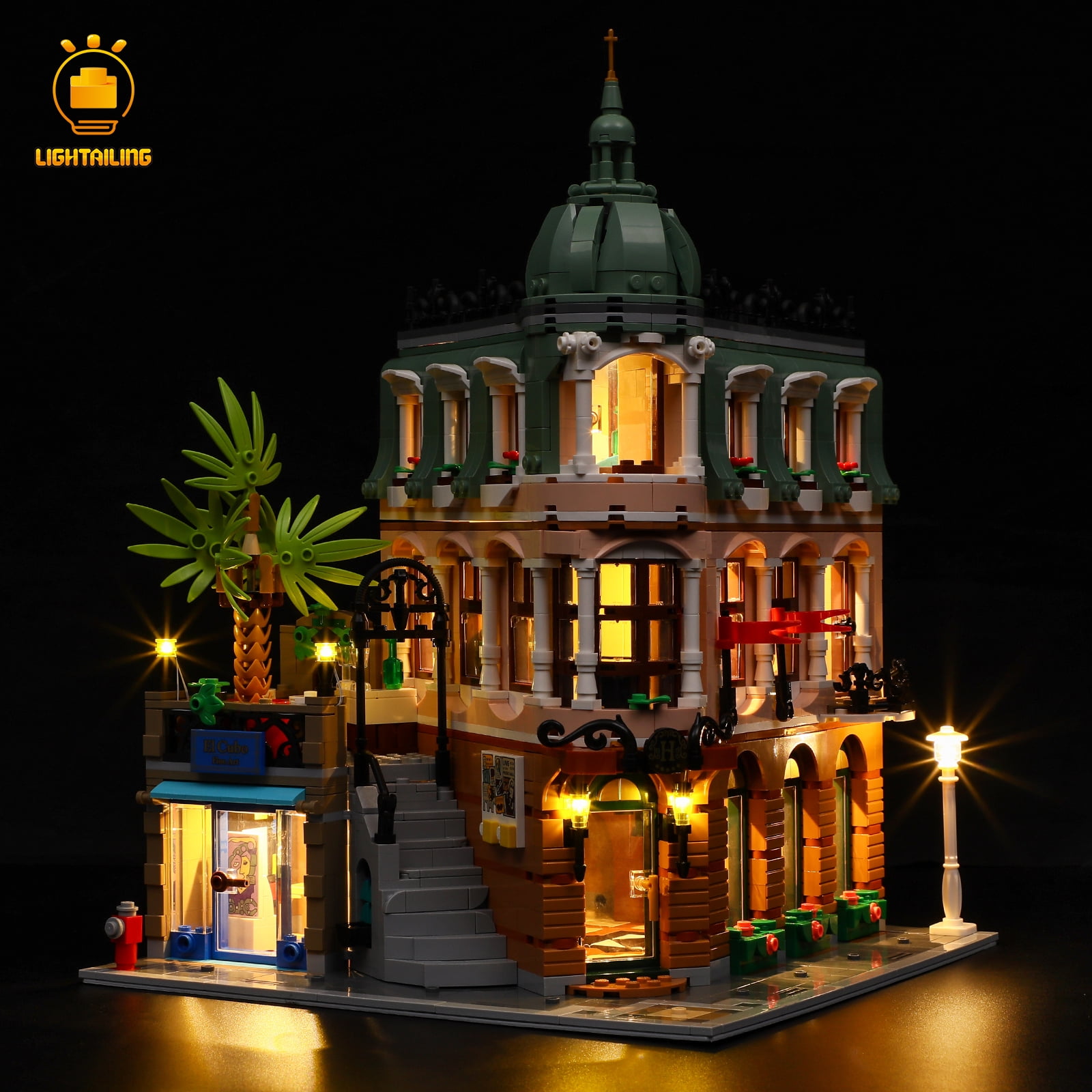 LIGHTAILING Led Lighting Kit for Legos 10297 Boutique Hotel Building Blocks Model(Not Include the Building Model)