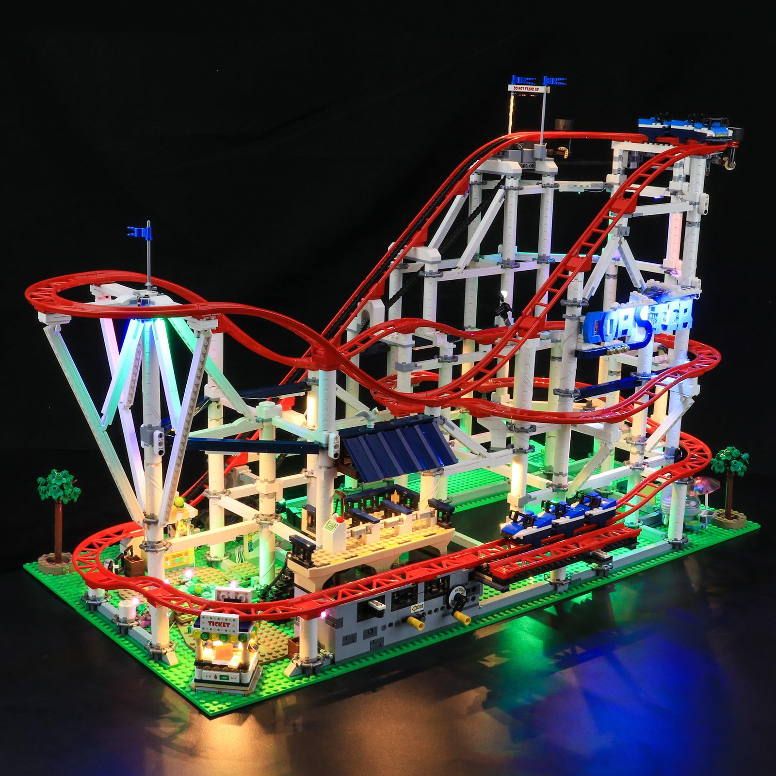 LIGHTAILING Led Lighting Kit for Legos Roller Coaster 10261 Building Blocks  Model (Not Include the Legos Model)