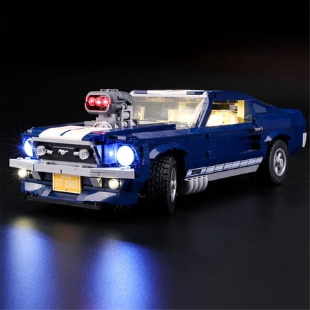 LIGHTAILING Led Lighting Set for Creator Expert Ford Mustang, Light Kit Compatible with Legos 10265 Building Blocks Model (Not Include the Building Set)