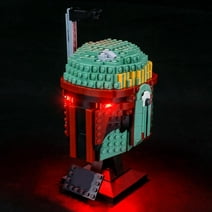 LIGHTAILING Led Lighting Set for Boba Fett Helmet Building Blocks Model, Light Kit Compatible with Legos 75277 (Not Include the Building Set)