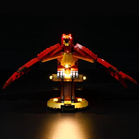 LIGHTAILING Led Lighting Set for Dumbledore’s Phoenix Building Blocks Model, Light Kit Compatible with Legos 76394 (Not Include the Building Set)
