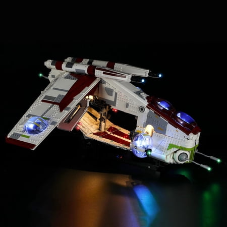 LIGHTAILING Led Lighting Set for Republic Gunship Building Blocks Model, Light Kit Compatible with Legos 75309 (Not Include the Building Set)