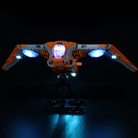 LIGHTAILING Led Lighting Set for the Guardians’ Ship Building Blocks Model, Light Kit Compatible with Legos 76193 (Not Include the Building Set)