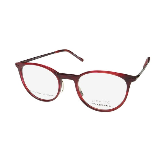 Lightec Morel Omicron 16 30087L RR05 Women's Red Horn Eyeglasses