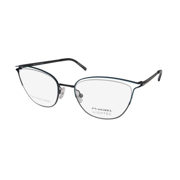 LIGHTEC 30175L CAT EYE/BUTTERFLY OVERSIZED LENSES FRENCH EYEGLASS FRAME/GLASSES
