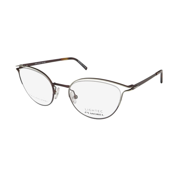 LIGHTEC 30177L UNIQUE EGG SHAPED LENSES FRENCH DESIGNER EYEGLASS FRAME/GLASSES