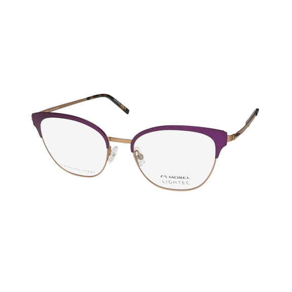 LIGHTEC 30201L CAT EYE OVERSIZED LENSES MADE IN FRANCE EYEGLASS FRAME/GLASSES