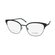 Womens Rich Golden Age Opulent Gothic Cat Eye Clear Lens Plastic ...