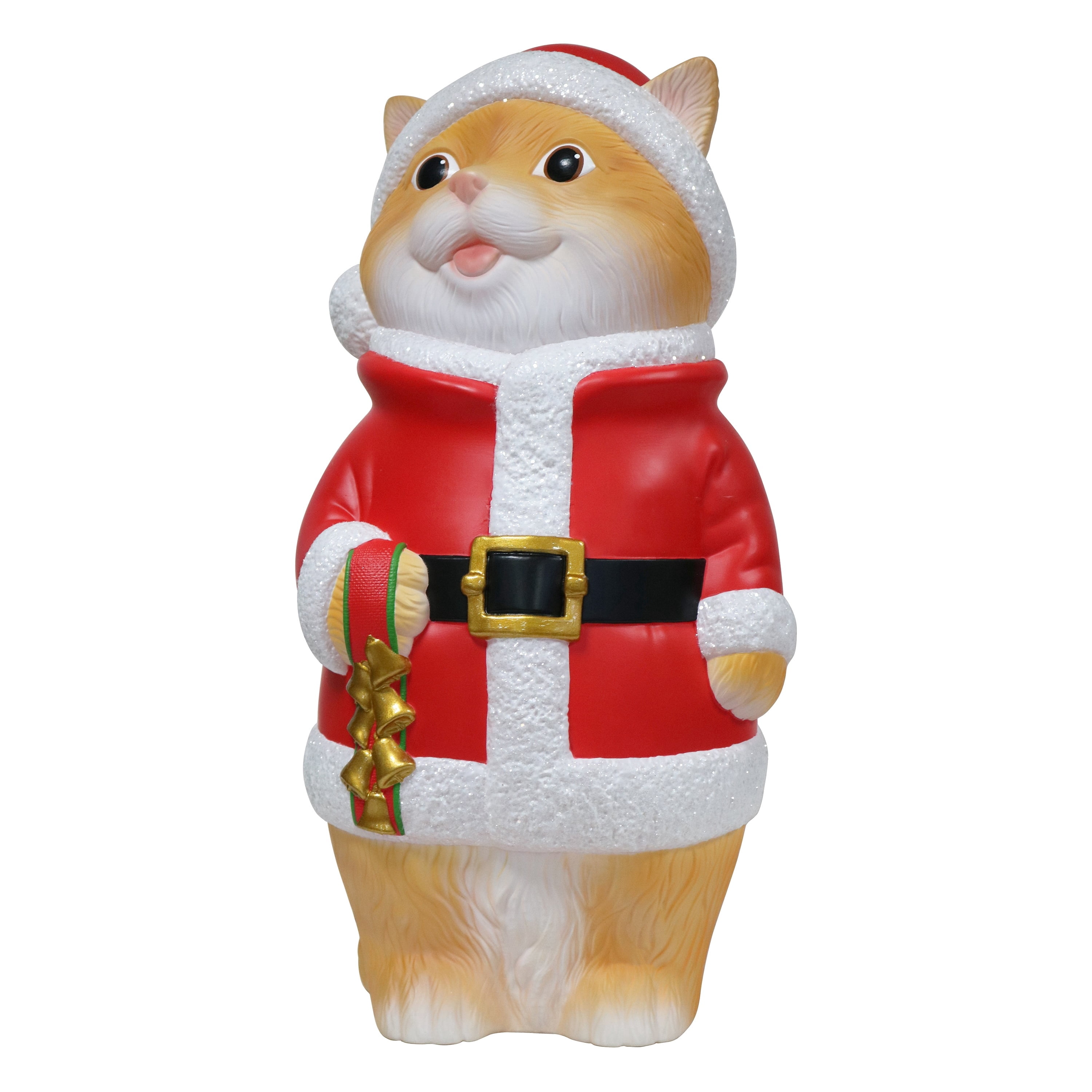 Lighted Blow Mold Cat Indoor/Outdoor Christmas Decoration, Multicolor, 26", by Holiday Time