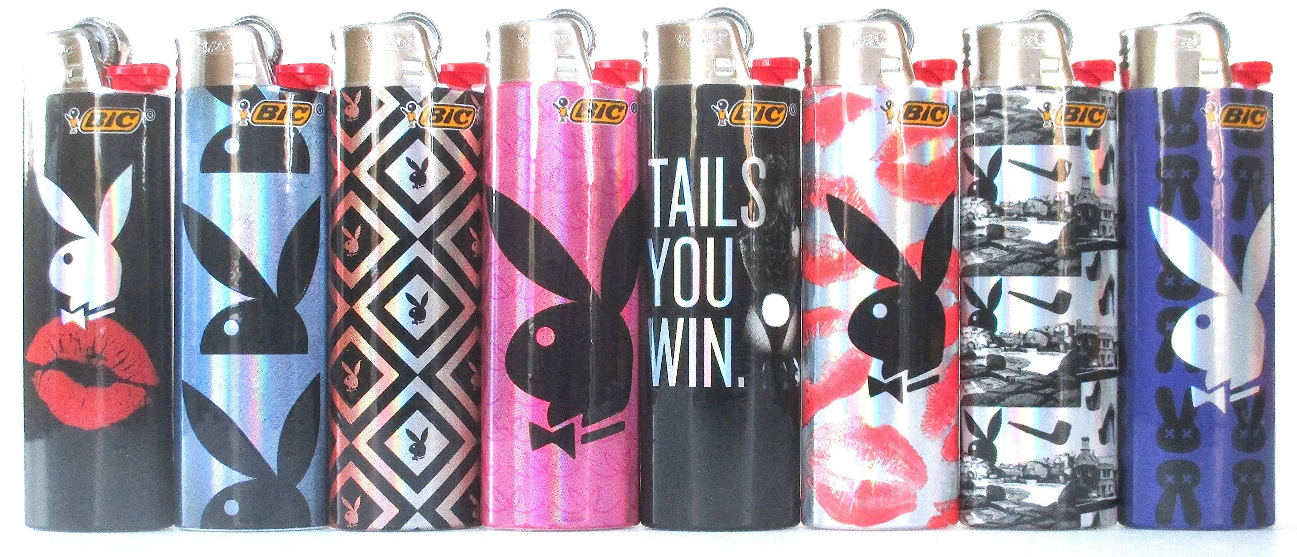 LIGHTERS Bic Playboy Series Lot of 8