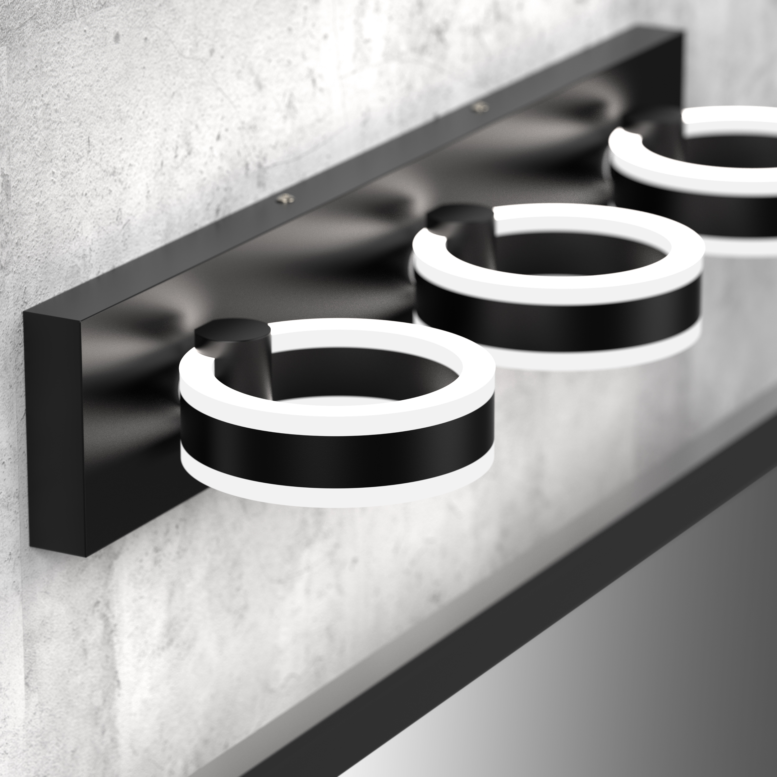 RNKR DIY Hollywood Lighted Makeup Vanity Mirror Dimmable Lights, Stick ...