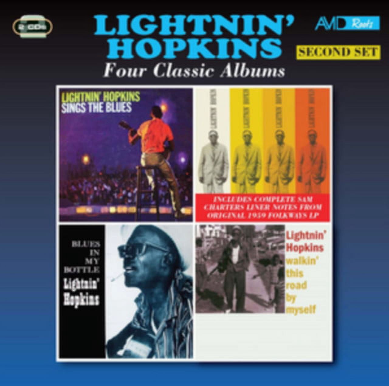 LIGHTNIN' HOPKINS - Four Classic Albums - Walmart.com