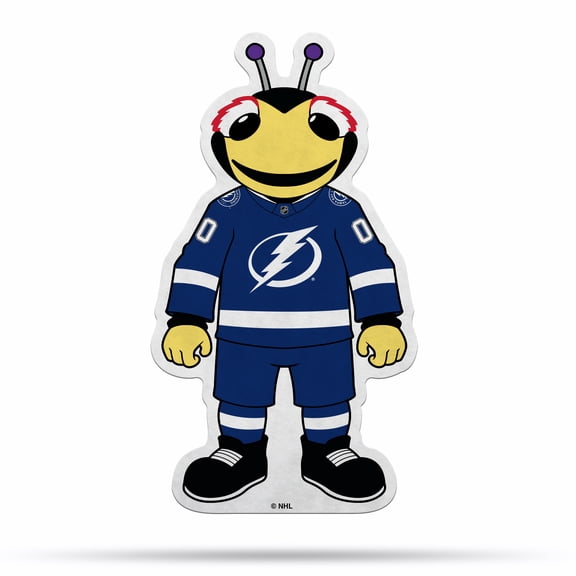 LIGHTNING SHAPE CUT MASCOT PENNANT WITH HEADER CARD