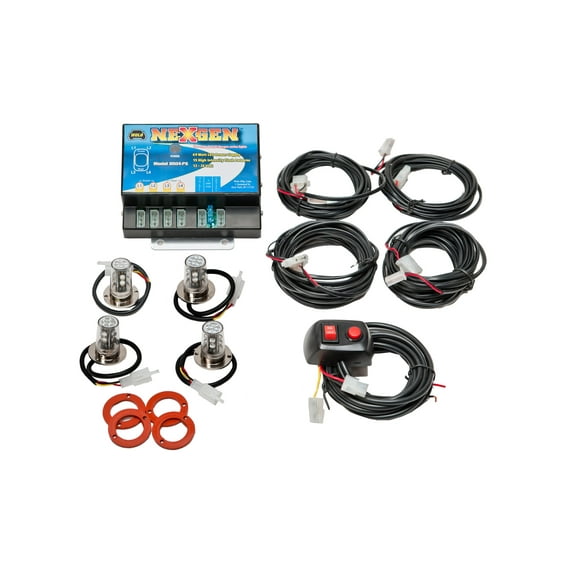NEXGEN LED HIDE AWAY KIT FOUR (4) OUTLET POWER SUPPLY 40WATT FOUR (4) CLEAR L