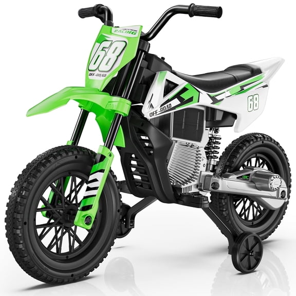 LIGIANT Kids Ride-On Motorcycle 12V with Training Wheels and Bluetooth Music