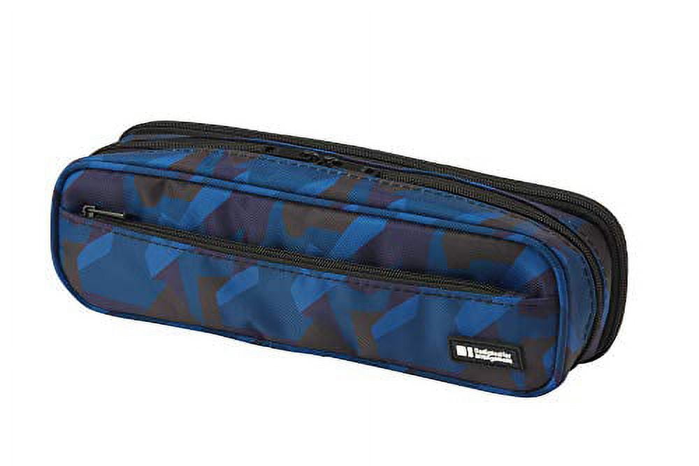 LIHIT LAB Large Capacity Double Zipper Long Pencil Case For School Office  College, Big Capacity Pencil Bag Holder Adults Teen Boys Girls, Travel  Cosmetics Storage, Navy Camo (A7557-132) 