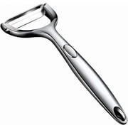 LIIGEMI Vegetable Peeler - Stainless Steel Y Peeler for Potatoes, Cucumber, Apple Peeler - Dual function Peeler Saves Time and Space - Dishwasher Safe