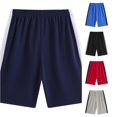 thumbnail image 1 of LIIPEE Boys Athletic Shorts Elastic Waist Training Basketball Shorts Kids Comfortable Breathable Fashion Summer Bottoms,4-5 Years, 1 of 4