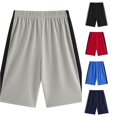 thumbnail image 1 of LIIPEE Boys Athletic Shorts Elastic Waist Training Basketball Shorts Kids Comfortable Breathable Fashion Summer Bottoms,5-6 Years, 1 of 4