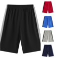 thumbnail image 1 of LIIPEE Boys Athletic Shorts Elastic Waist Training Basketball Shorts Kids Comfortable Breathable Fashion Summer Bottoms,5-6 Years, 1 of 4