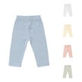 thumbnail image 1 of LIIPEE Boys Casual Pants Kids Comfortable Elastic Waist Solid Color Ribbed Loose Fit Trousers Outdoor Breathable Versatile Fashion Daily Pants,6-12 Months, 1 of 5
