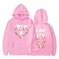 thumbnail image 1 of LIIPEE Boys Girls Hoodies Fall Winter Casual Fashion Long Sleeve Ice Cream Printed Pullover Hooded Sweatshirt With Pocket Infant Versatile Everyday Wear Casual Outings Hoodie,Pink,2-3 Years, 1 of 3