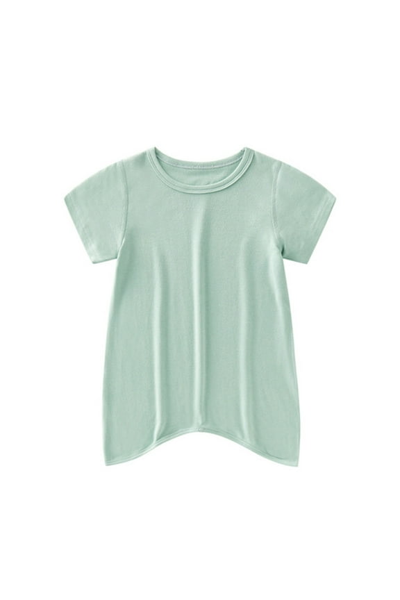 Boys Onesie Summer Comfort Soft Short Sleeve Round Neck Solid Color Romper Cute Photoshoot One-Pieces,Army Green,16-24 Months