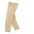 thumbnail image 1 of LIIPEE Boys School Uniform Pants Solid Color Stretch Thickened Elastic Waist Straight Wide Leg Trousers With Pockets Kids Comfort Indoor Outdoor Wear Baby Pants,Khaki1,17-18 Years, 1 of 3