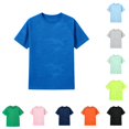 thumbnail image 1 of LIIPEE Boys T Shirts Athleisure Summer Cute Solid Color Crew Neck Short Sleeve Sports Tshirt Kids Comfortable Daily Tee Tops Fashion Breathable T-Shirts,13-14 Years, 1 of 3
