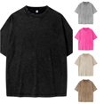 thumbnail image 1 of LIIPEE Boys T Shirts Casual Summer Cute Solid Color Crew Neck Short Sleeve Baggy Basic Tshirt Kids Comfortable Daily Tee Tops Fashion Breathable T-Shirts,4-6 Years, 1 of 4