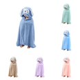 thumbnail image 1 of LIIPEE Cartoon Hooded Bathrobes For Boys Warm Comfortable Cover Up Robes Kids Cute Loose Breathable Bath Towel Robe,5-10 Years, 1 of 6
