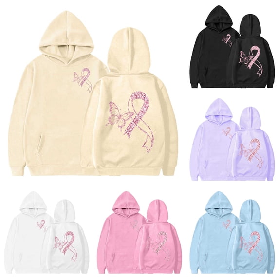 LIIPEE Fashion Butterfly Graphic Hoodie For Girls Long Sleeve Hooded Sweatshirt With Pockets Kids Cute Casual Pullover,11-12 Years