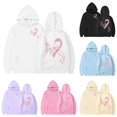 thumbnail image 1 of LIIPEE Fashion Butterfly Graphic Hoodie For Girls Long Sleeve Hooded Sweatshirt With Pockets Kids Cute Casual Pullover,5-6 Years, 1 of 5