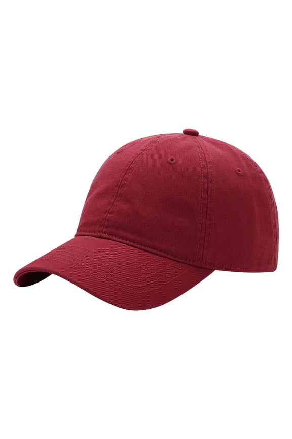 Girls Boys Baseball Hats Summer Trendy Versatile Solid Color Wide Brim Visor Cap Protection Caps Child Classic Beach Sunscreen Sunshade Hat,Red,One Size