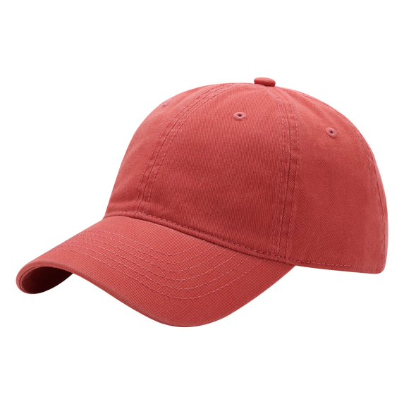 LIIPEE Girls Boys Baseball Hats Summer Trendy Versatile Solid Color Wide Brim Visor Cap Protection Caps Kids Stylish Beach Sunscreen Sunshade Hat,Watermelon Red,One Size
