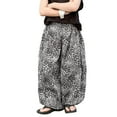 thumbnail image 1 of LIIPEE Girls Boys Casual Pants Summer Comfort Breathable Elastic Waist Straight Wide Leg Pants With Pockets Toddler Leisure Party Pants,Black,3-4 Years, 1 of 9