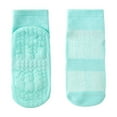 thumbnail image 1 of LIIPEE Girls Boys Floor Socks Solid Color Non Slip Ankle Socks With Grips First Walking Socks Toddler Leisure Daily Wear Socks,Sky Blue,3-4 Years, 1 of 6