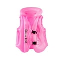 thumbnail image 1 of LIIPEE Girls Boys Life Vest Plus Size Letter Printed Sleeveless V Neck Buoyancy Life Jacket Child Classic Birthday Bathing Suit,Pink,6-12 Years, 1 of 2