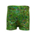 thumbnail image 1 of LIIPEE Girls Boys Performance Shorts Summer Fashion Sequin Leopard Printed Stretch Elastic Waist Shorts Baby Versatile Party Shorts,Green,2-3 Years, 1 of 3
