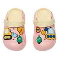 thumbnail image 1 of LIIPEE Girls Boys Sandals Summer Cute Cartoon Closed Toe Non- Soft Sole On Water Shoes Kids Breathable Party Sandal,Pink,1-3 Years, 1 of 3