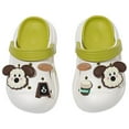 thumbnail image 1 of LIIPEE Girls Boys Sandals Summer Cute Cartoon Closed Toe Non- Soft Sole On Water Shoes Toddler Casual Playground Sandal,Green,4-6 Years, 1 of 3