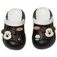thumbnail image 1 of LIIPEE Girls Boys Sandals Summer Cute Cartoon Closed Toe Non-Slip Soft Sole Slip On Water Shoes Infant Versatile Casual Outings Sandal,Black,12-15 Months, 1 of 3