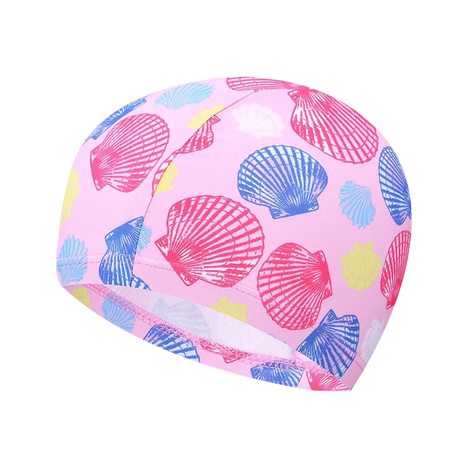 LIIPEE Girls Boys Silicone Swim Cap Summer Waterproof Bathing Pool ...
