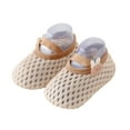 thumbnail image 1 of LIIPEE Girls Boys Sneakers Summer Comfortable Mesh Closed Toe Non- Soft Sole First Walking Shoes Casual Outdoor Sneaker,Khaki2,2-4 Years, 1 of 5