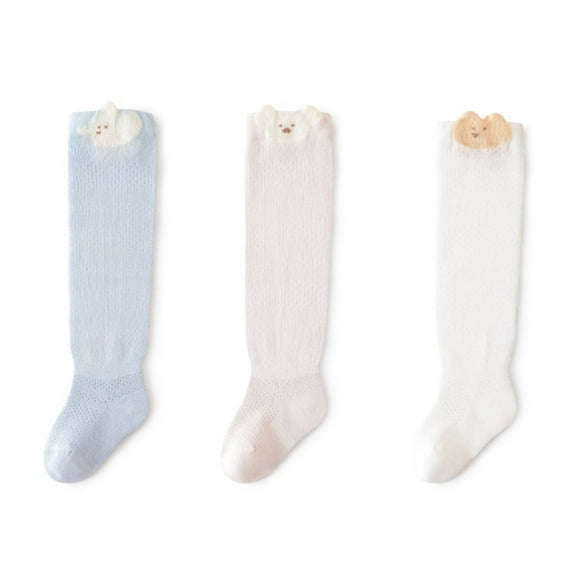LIIPEE Girls Boys Sock Cartoon Animal Printed Stockings Knee High Socks Toddler Trendy Play Sock,Multicolour1,2-3 Years